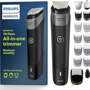 philips norelco multigroom series 5000 18 piece beard face hair body and intimate hair trimmer for m 2628.0